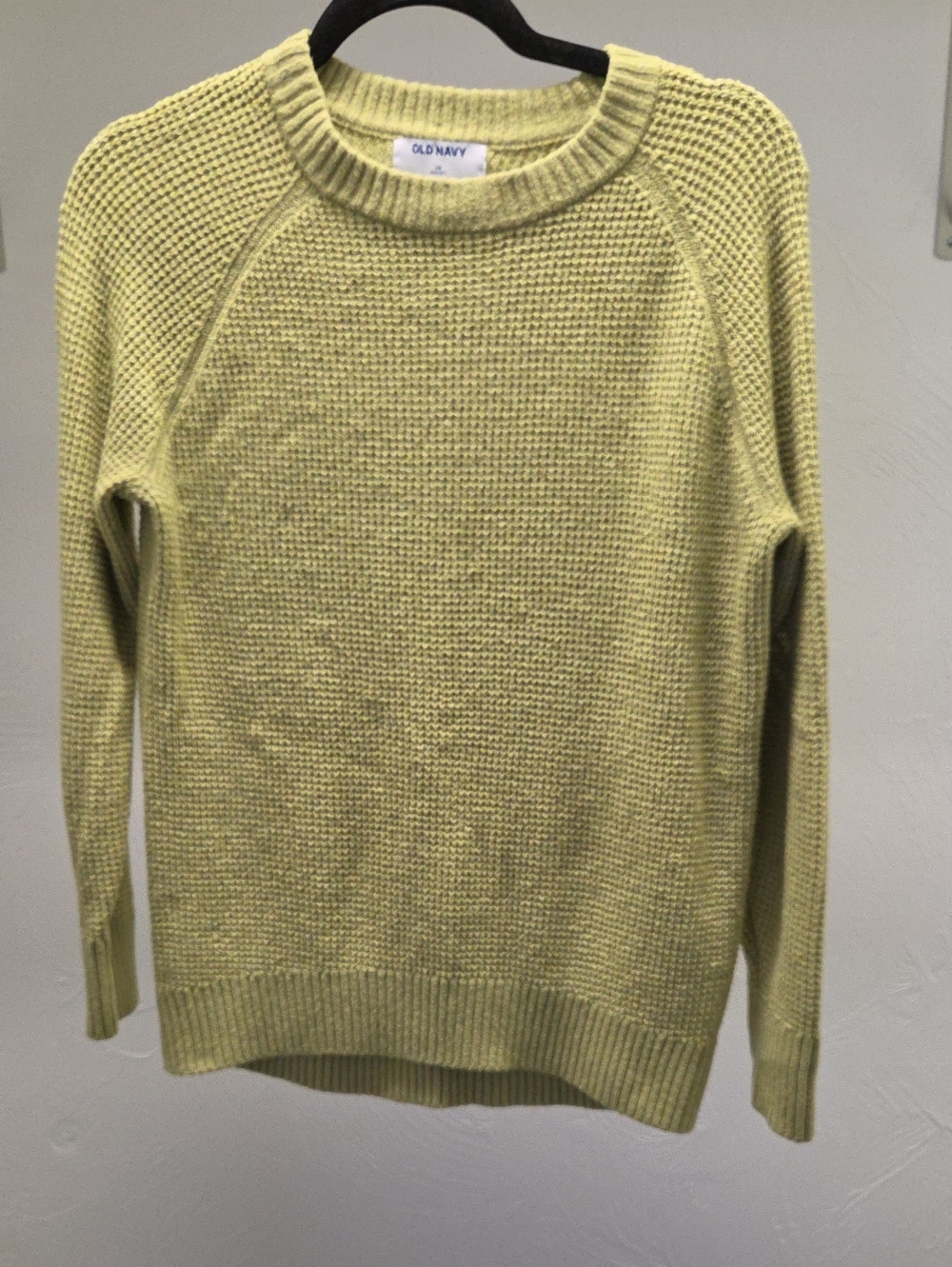 Womans Old Navy Citron Green Pullover Sweater Size XS